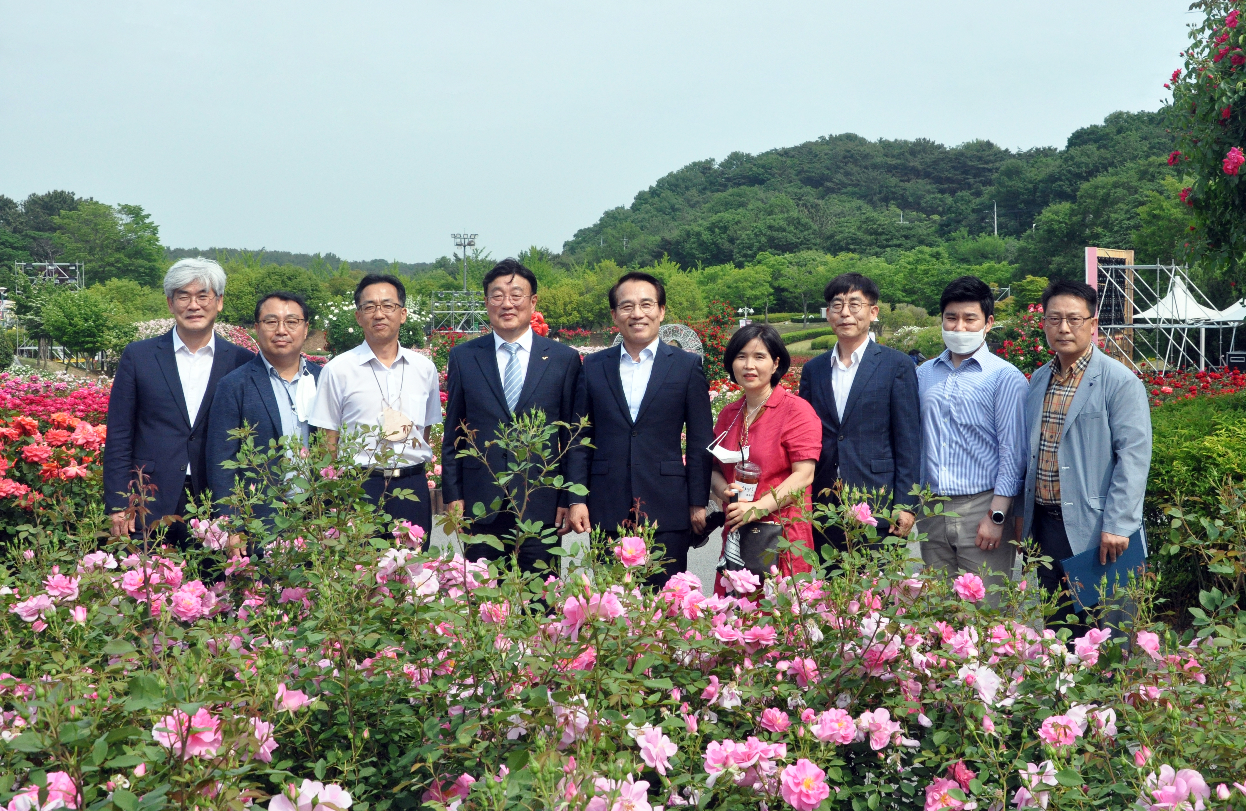 지방공기업평가원 이사장 울산대공원 장미원 방문