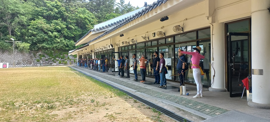 전라북도 궁도팀 전지훈련 사진